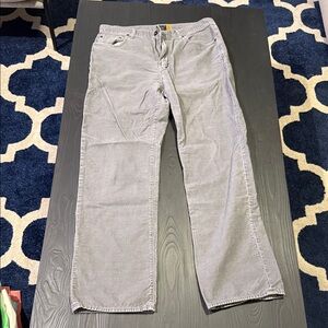 J. Crew Relaxed Fit Gray Corduroy Pants